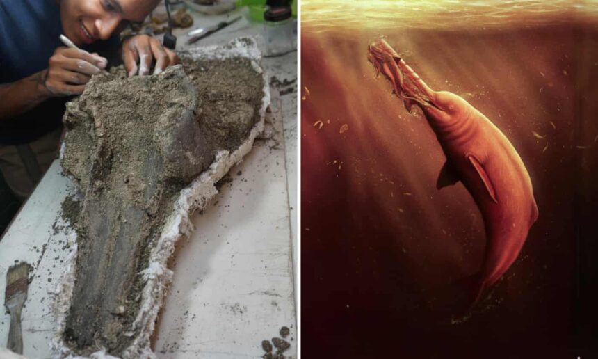 Scientists find skull of Ancient Dolphin in Amazon