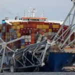 Baltimore Bridge Collapse by Ship Accident