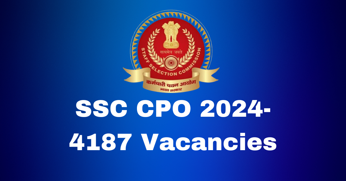 ssc cpo 2024 recruitment