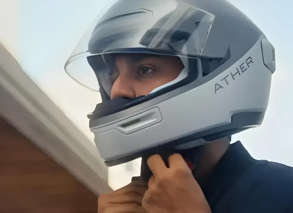 Ather Halo Smart Helmet design