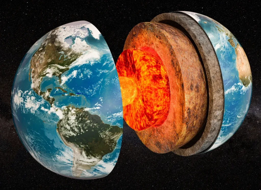 Earth crust - Massive Ocean Discovered inside Earth 700km