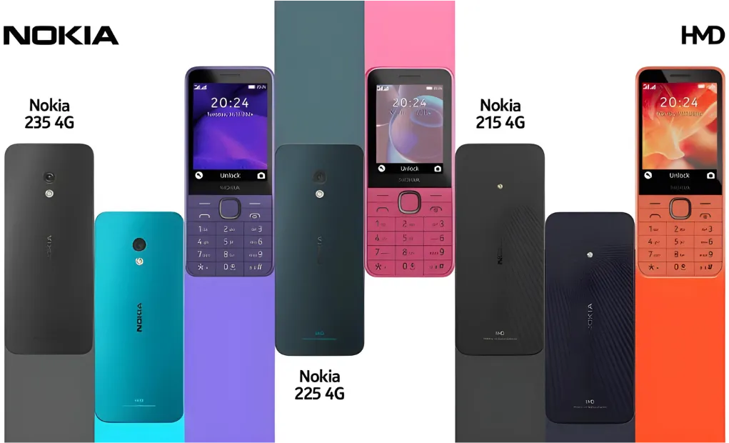 Nokia 215 4G, 225 4G, 235 4G