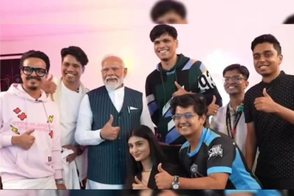 Pm Modi Meets Popular Indian Gamers