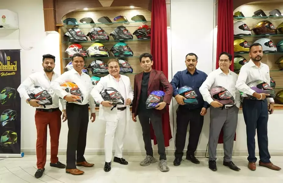 steelbird helmet launch