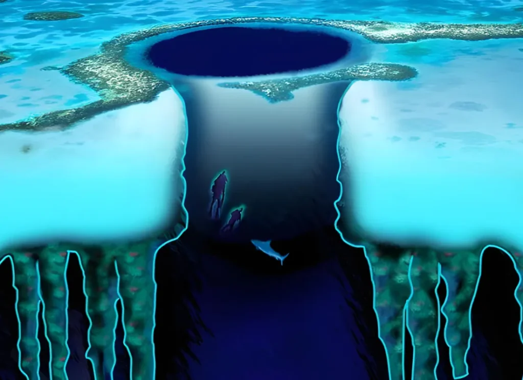 Depth of Blue Hole